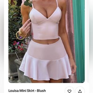 Baby book Elegant Blush Mini Skirt by Louisa